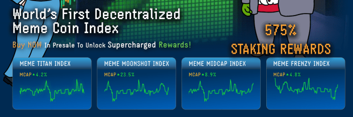 $MEMEX decentralized meme coin index